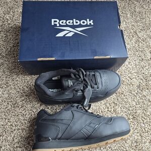 Reebok Harman Classic Black Composite Toe Safety Work Shoes Mens Size 8M
